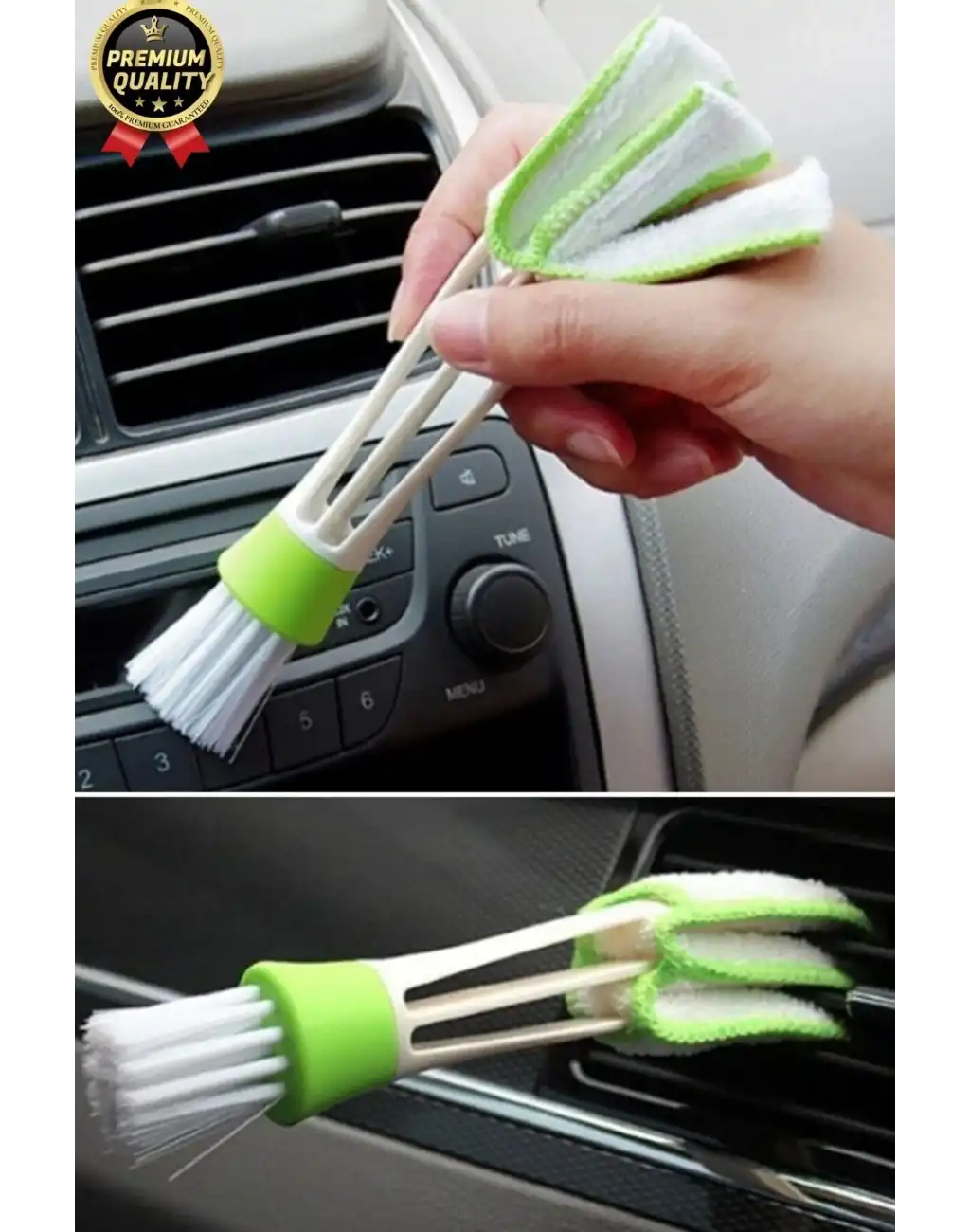 Özel Üretim Yumuşak Kıllı İç Dış Detaylı Oto Araç Araba Klima Uyumlu Temizlik Bakım Fırça Seti 5+1