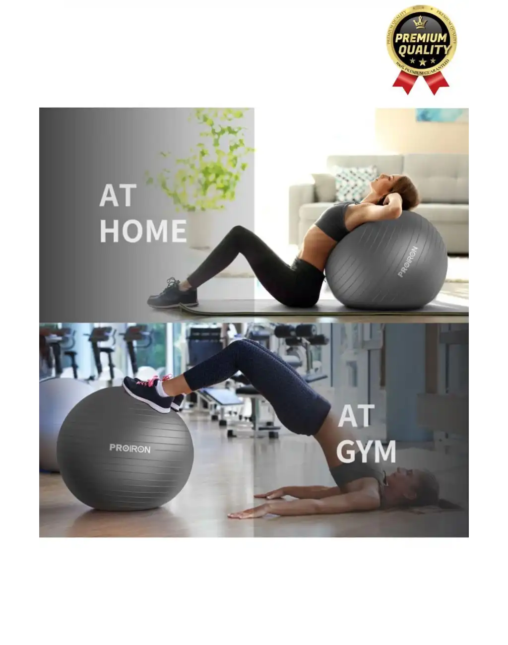 Premium Mini Gymball 20cm Jimnastik Denge Fitness Spor Şişirme Pompası Hediyeli Mavi Pilates Topu