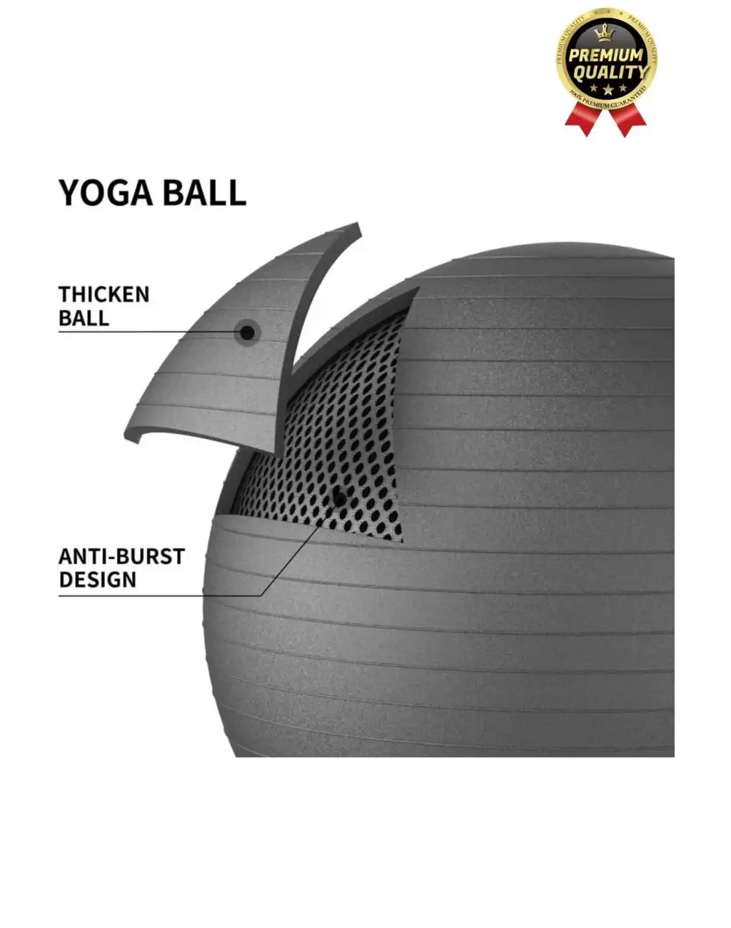 Premium Mini Gymball 20cm Jimnastik Denge Fitness Spor Şişirme Pompası Hediyeli Pembe Pilates Topu