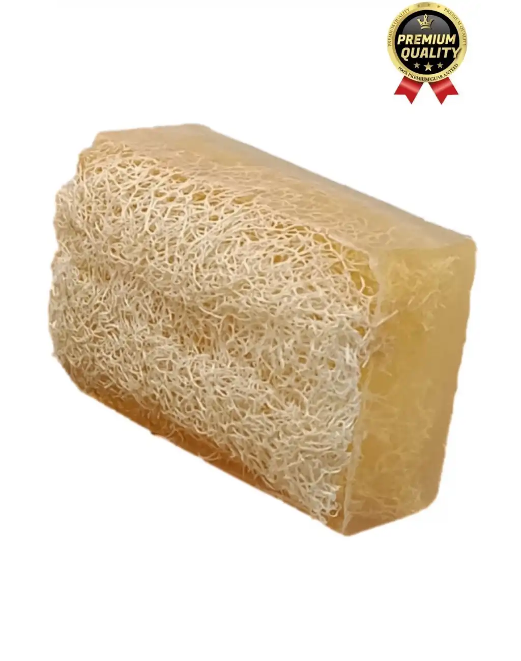 Organik Ferah Koku Cilt Bariyerini Güçlendirir Nemlendirir %100 Doğal Kabak Lifli Pirinç Özlü Sabun