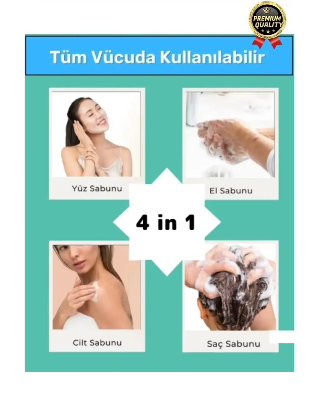 Organik Ferah Koku Cilt Bariyerini Güçlendirir Nemlendirir %100 Doğal Kabak Lifli Pirinç Özlü Sabun