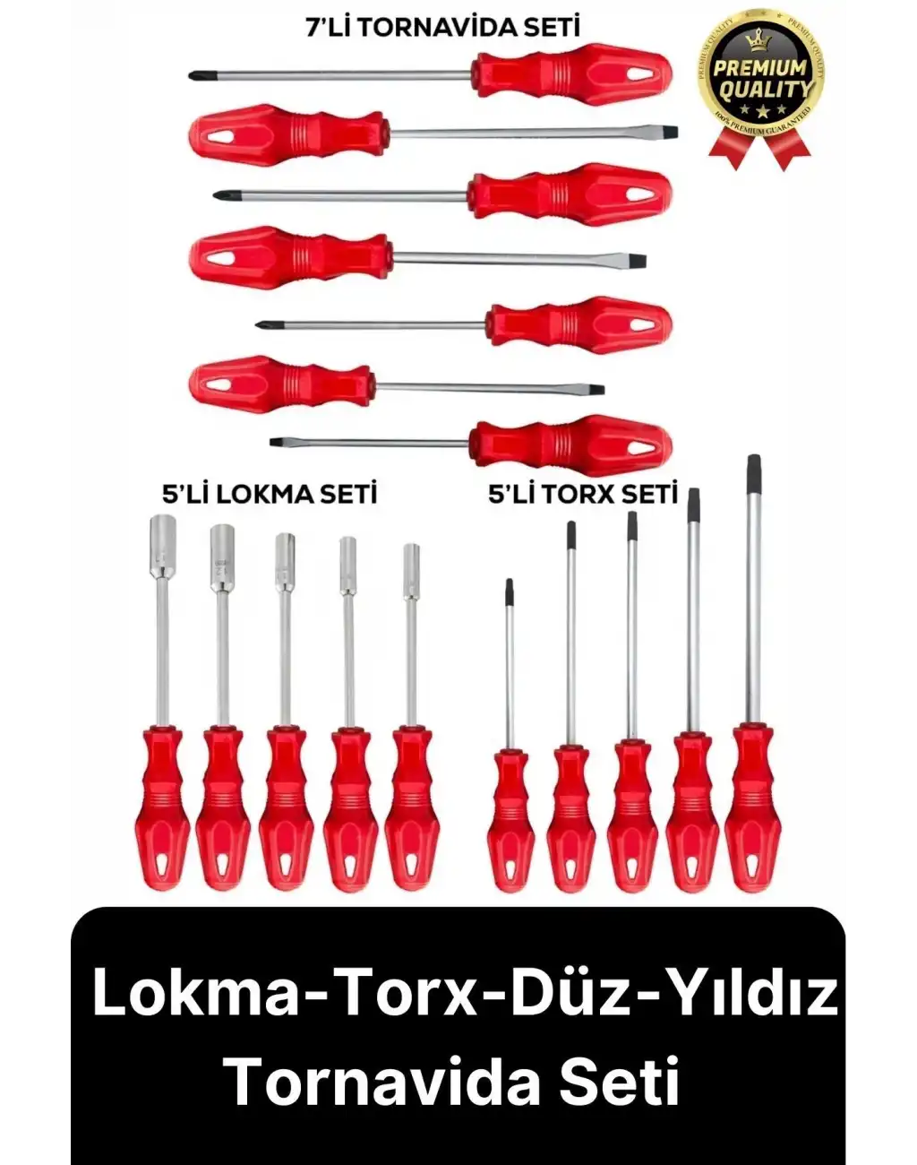 Özel Üretim Dayanıklı Yüksek Kalite Ev İş Tamir Tadilat Lokma Torx Düz Yıldız Tornavida Seti Takımı
