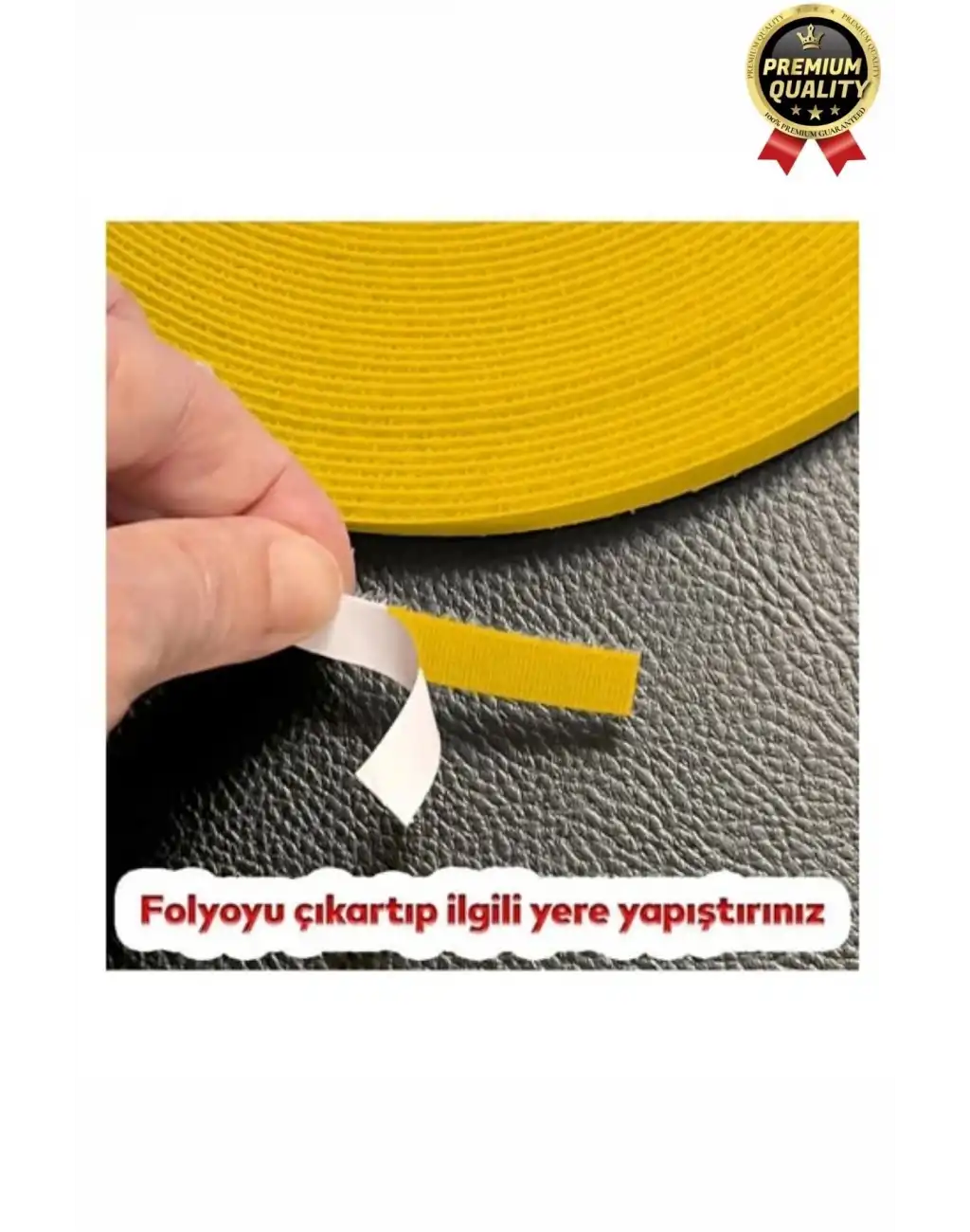 Premium Seri Güçlü Kendinden Yapışkanlı Ahşap Pencere Kapı Sineklik Tülü Yedek 4mt Cırt Bant-5 Adet