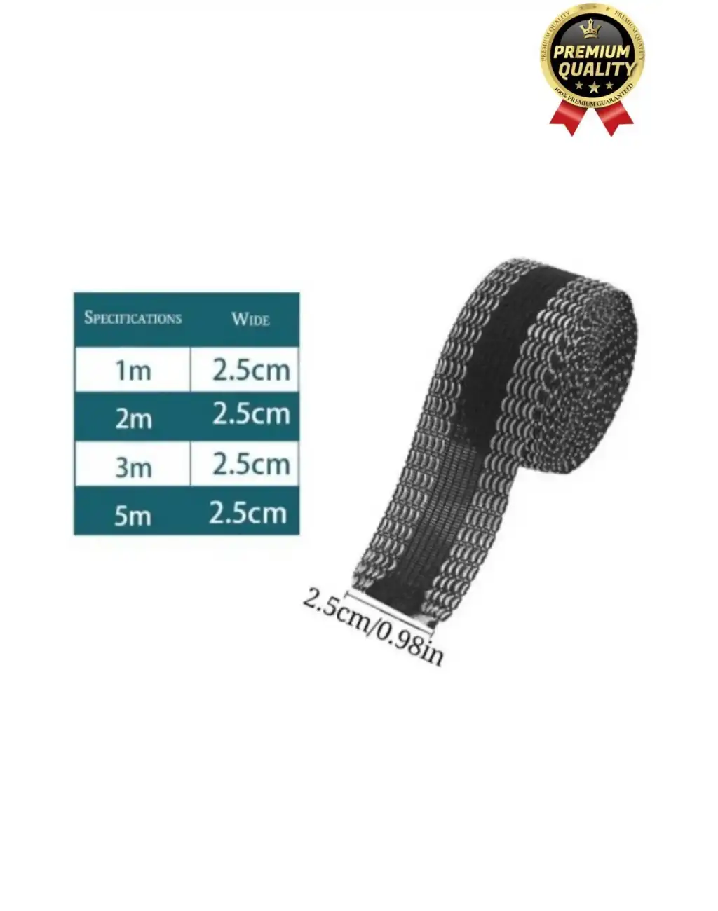 Dayanıklı Polyester Esnek Kendinden Yapışkanlı Pantolon Kumaş Kıvırma Yapıştırma Bandı Şeridi-2 Adet