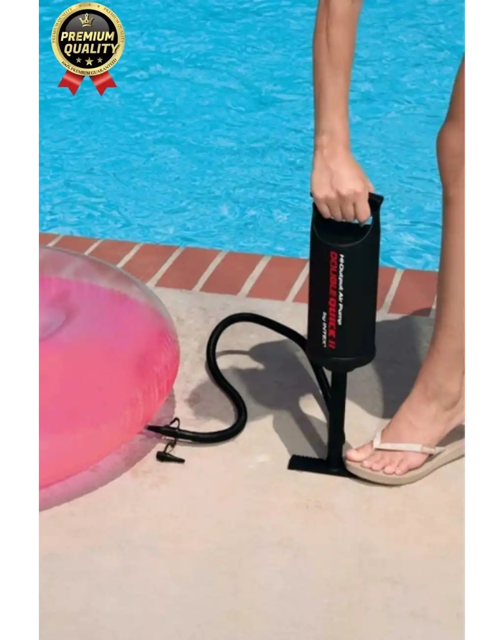 Çok Amaçlı Taşınabilir Hafif Portatif Yüksek Basınçlı Şişme Yatak Havuz Şişirme Manuel El Pompası