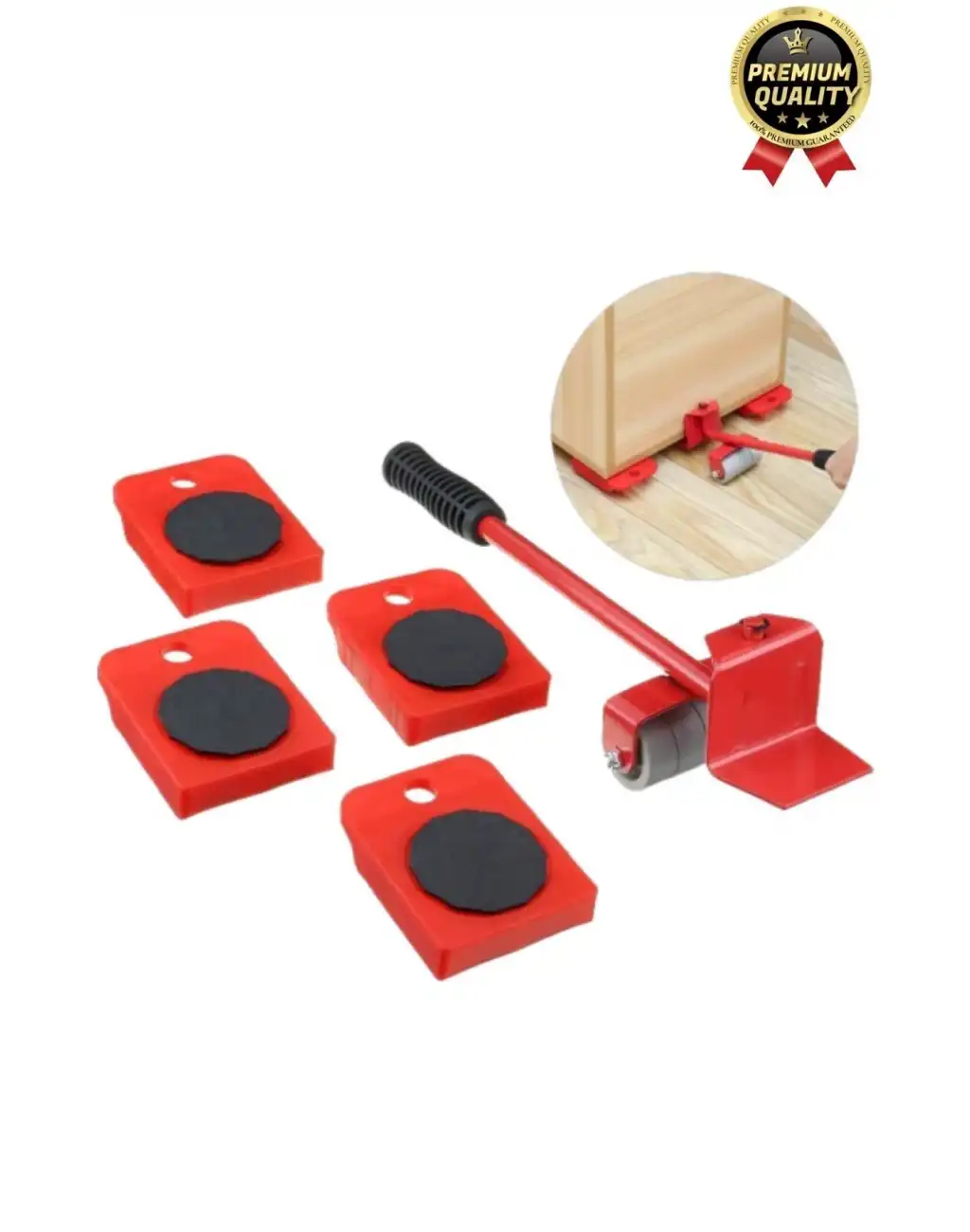 Çok Fonksiyonlu Abs Tekerlekli Ağır Beyaz Eşya Mobilya Krikolu Taşıma Kaydırma Aleti Aparatı Seti