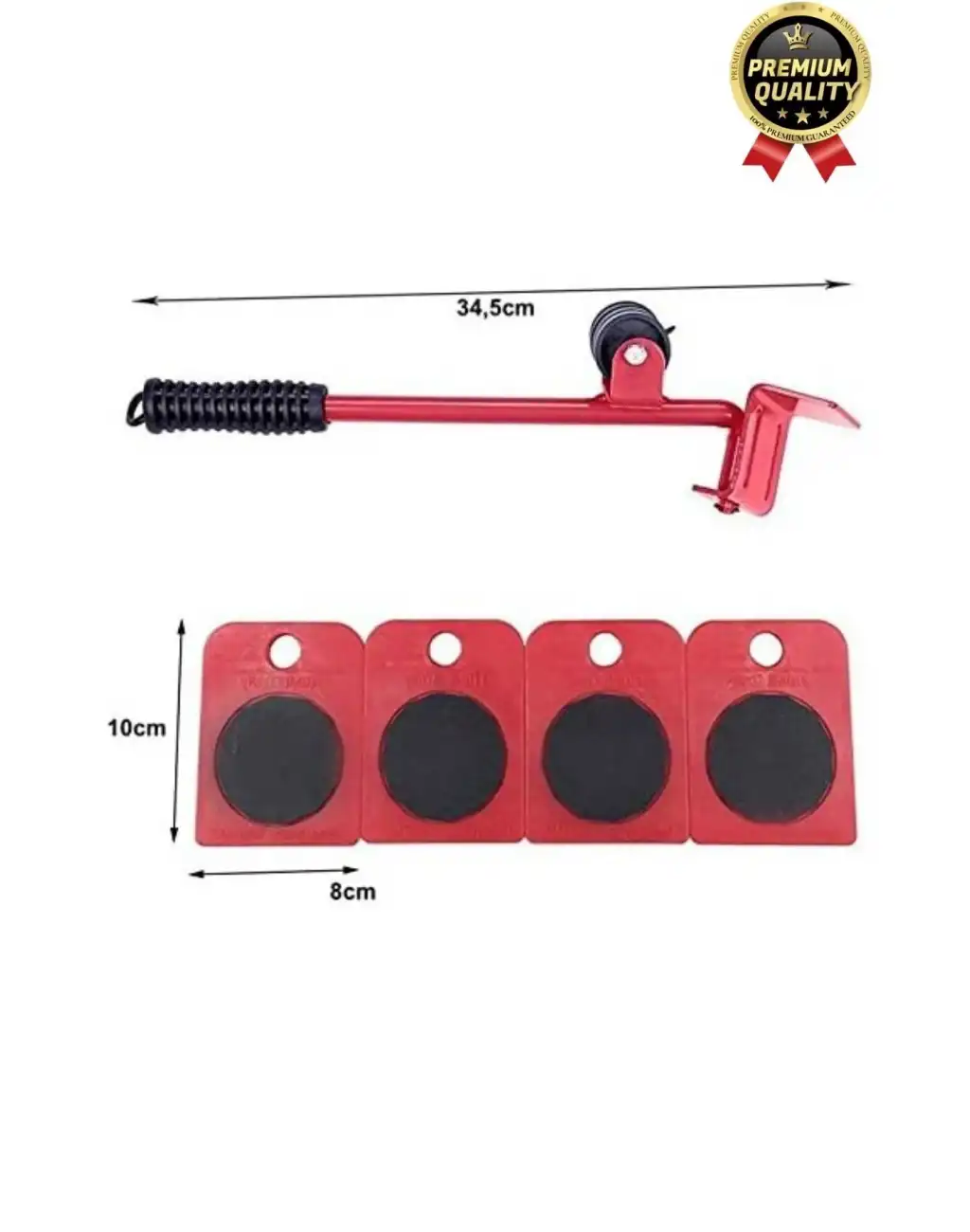 Çok Fonksiyonlu Abs Tekerlekli Ağır Beyaz Eşya Mobilya Krikolu Taşıma Kaydırma Aleti Aparatı Seti