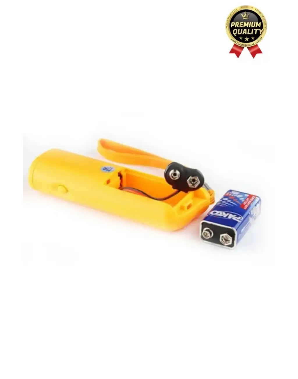 Premium Susturucu Sensör Pilli 9Volt 150 Desibel Ledli Flaş Ultrasonik Köpek Eğitici Cihaz