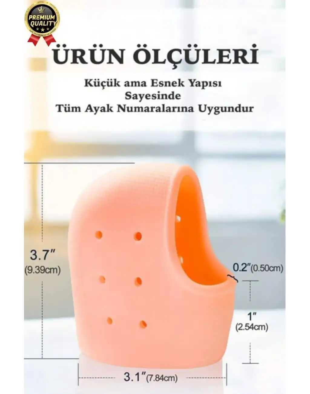 Ultra Rahat Çatlak Nasır Diken Esnek Silikon Tabanlık Gömlek Topuk Çorabı Koruyucu Bunyon 1 Çift