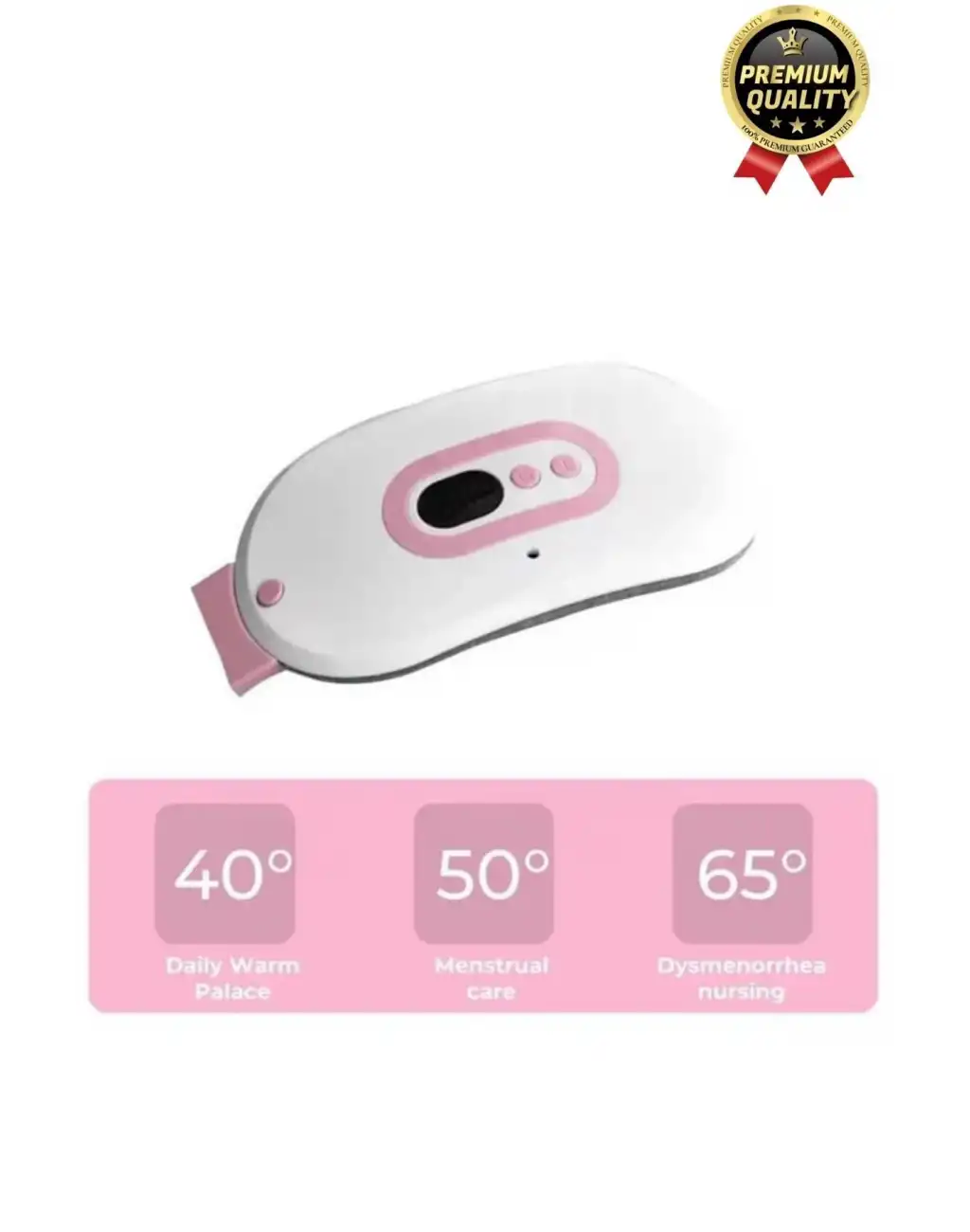 Kadınlar İçin Titreşimli Isı Veren Ağrı Azaltan Sıcak Tutan Dijital Özel Gün Regl Adet Bel Kemeri
