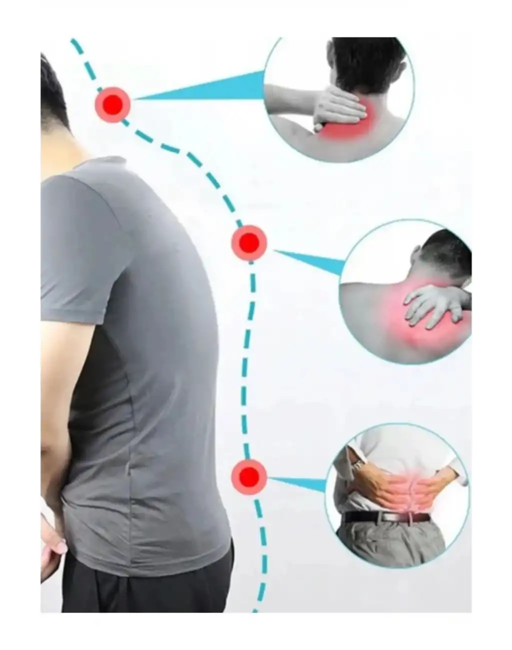Kamburluk Önleyici Destek Şarjlı Sensörlü Ayarlanabilir Titreşimli Akıllı Dik Duruş Sırt Korsesi