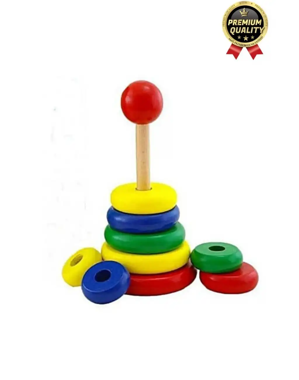 Eğitici Eğlenceli Zeka Geliştirici Oyun Çocuk El Göz Koordinasyonu Woodoy Ahşap Mini Kule Dizme Seti