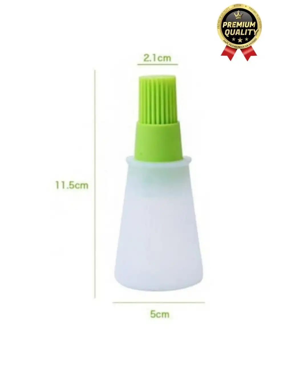 Çok Amaçlı Uzun Ömürlü Damlatılabilir Sürülebilir Yağ Sos Yumurta Hazneli Silikon Fırçalı Yağdanlık