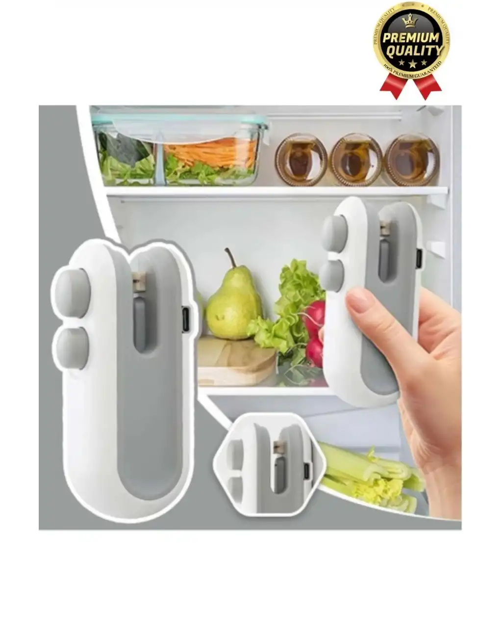 Çok Fonksiyonlu Isıya Gerek Duymayan 400mAh Şarj Edilir Mini Poşet Ambalaj Ağzı Kapatıcı Ve Kesici