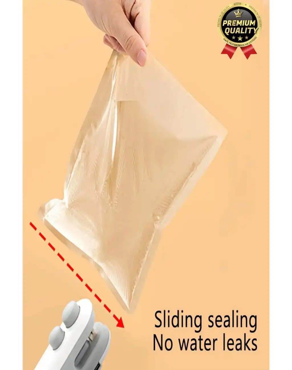 Çok Fonksiyonlu Isıya Gerek Duymayan 400mAh Şarj Edilir Mini Poşet Ambalaj Ağzı Kapatıcı Ve Kesici