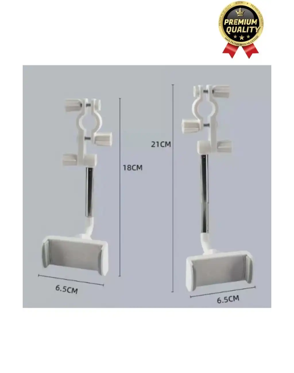 Çok Amaçlı Dayanıklı 360 Derece Dönebilen Ayarlanabilir Dikiz Aynasına Takılabilen Telefon Tutucu