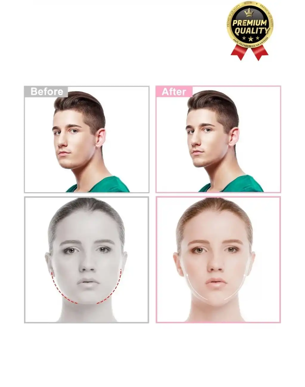 Yüksek Kalite BPA İçermeyen Silikon Jawline Çene Çizgisi Güçlendirici Egzersiz Topu Başlangıç Seviye