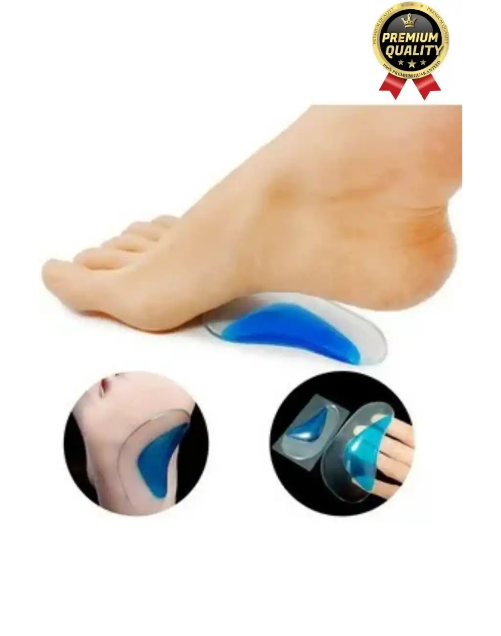 Çok Amaçlı Rahat Anatomik Boşluk Doldurucu Jel Düz Taban Önleyici Ark Destek Silikon Ayak Tabanlığı