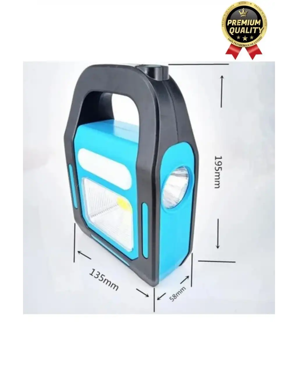 Çok Amaçlı Güneş Enerjili Powerbank USB Şarj Edilebilir Su Geçirmez Solar Işıldak Fener Kamp Lambası