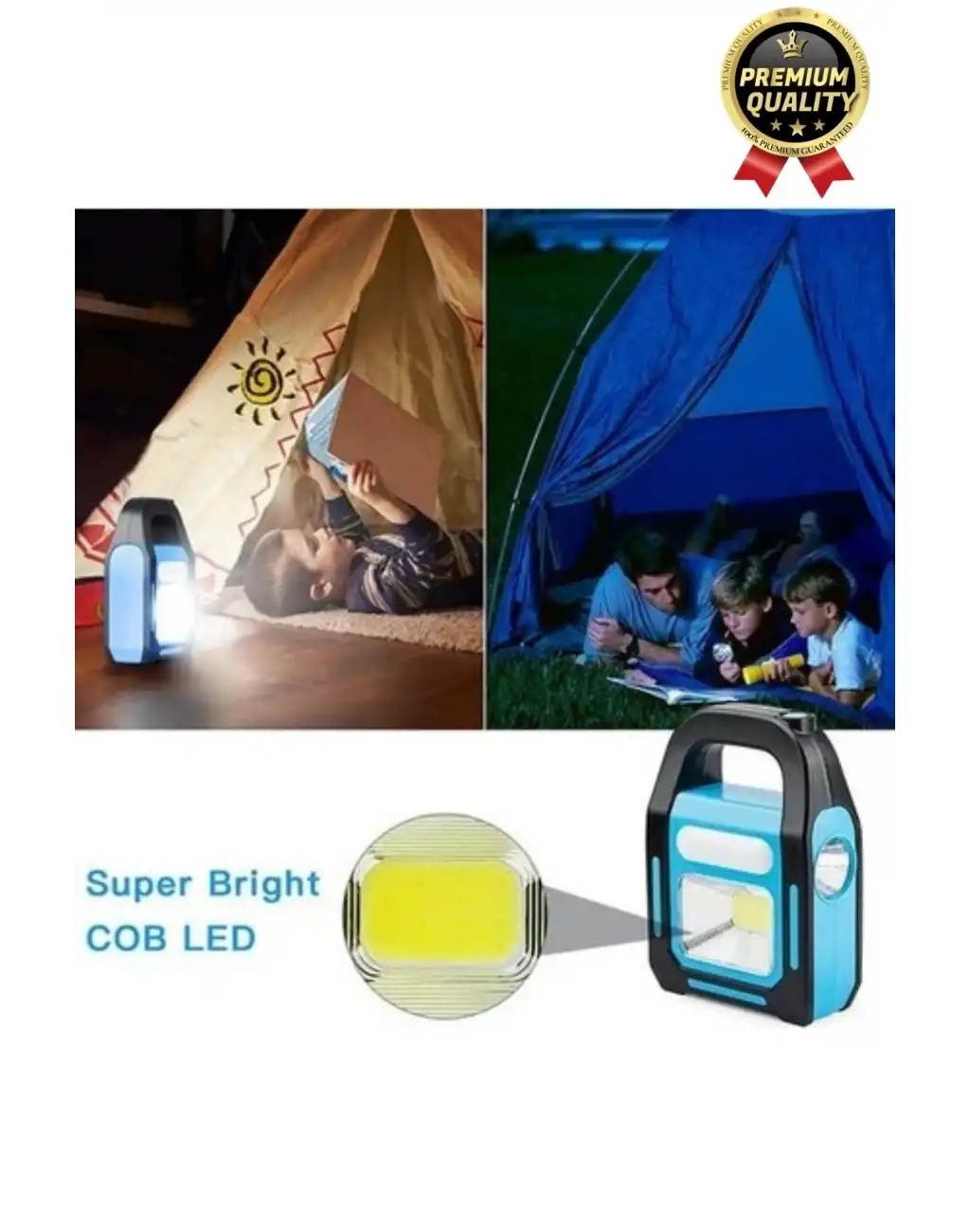 Çok Amaçlı Güneş Enerjili Powerbank USB Şarj Edilebilir Su Geçirmez Solar Işıldak Fener Kamp Lambası