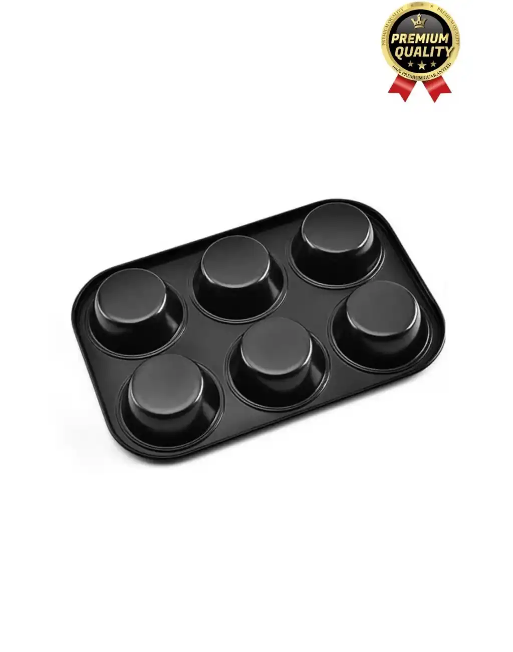 Çok Amaçlı Mutfak Yüksek Isıya Dayanıklı Yıkanabilir Yanmaz Yapışmaz 6’lı Kek Muffin Cupcake Kalıbı