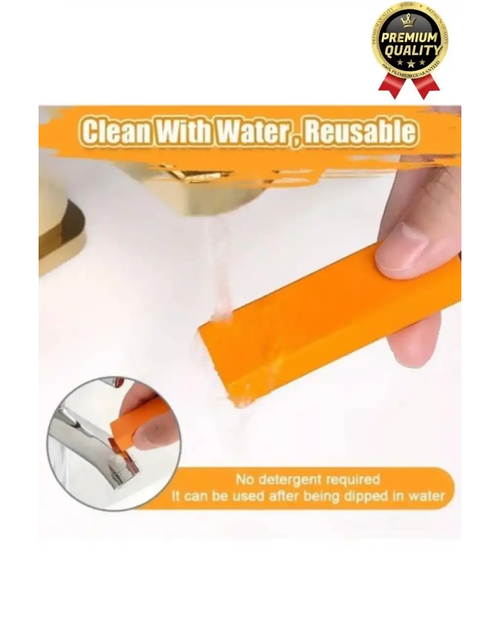 Çok Amaçlı Su Isıtıcı Tencere Musluk Lavabo Kireç Pas Leke Kir Temizleme Sökücü Parlatma Silgisi