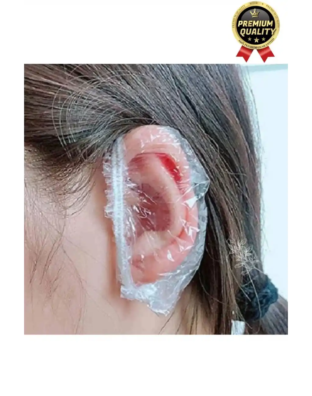 Çok Amaçlı Pratik Dayanıklı Elastik Tek Kullanımlık Banyo Duş Su geçirmez Kulak Bonesi 100 Adet