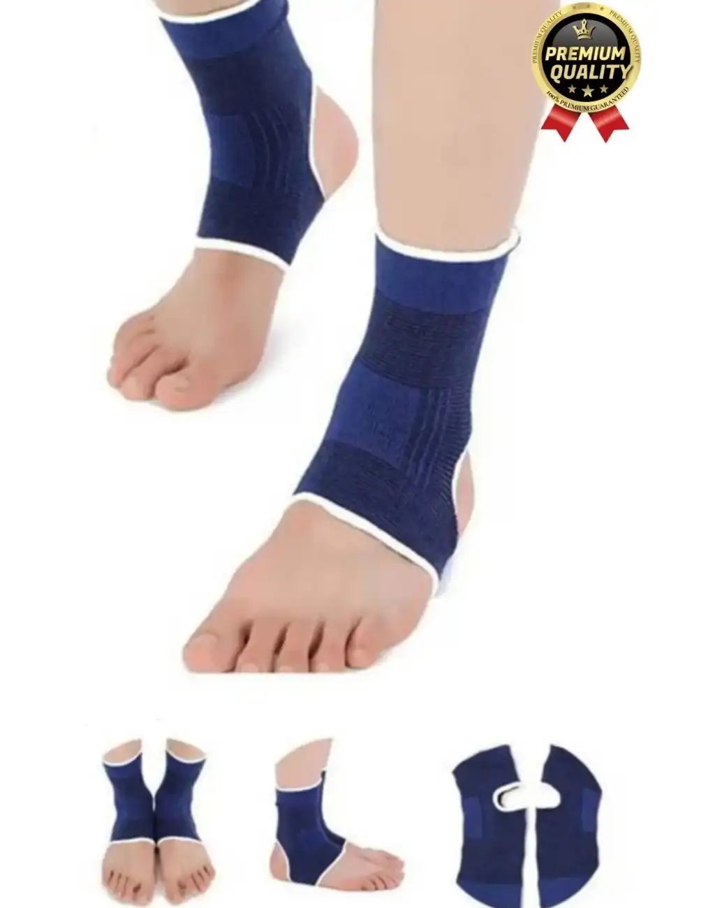 Pratik Burkulmuş Zayıf Kaslara Koruma Destek Sağlayan Ağrı Bandaj Sporcu Sağ Sol Ayak Bilekliği