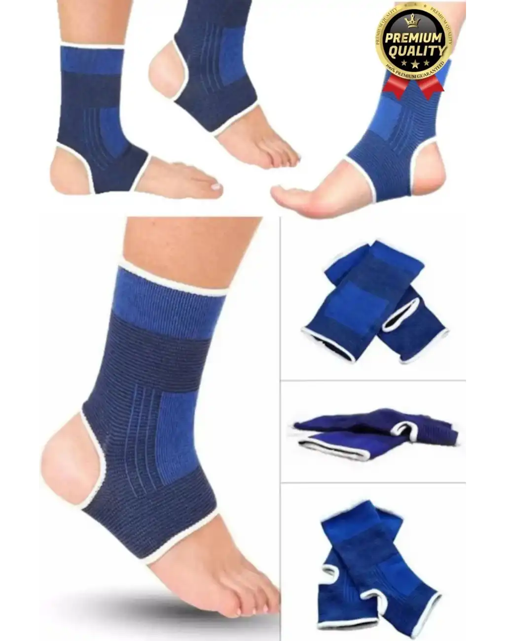 Pratik Burkulmuş Zayıf Kaslara Koruma Destek Sağlayan Ağrı Bandaj Sporcu Sağ Sol Ayak Bilekliği