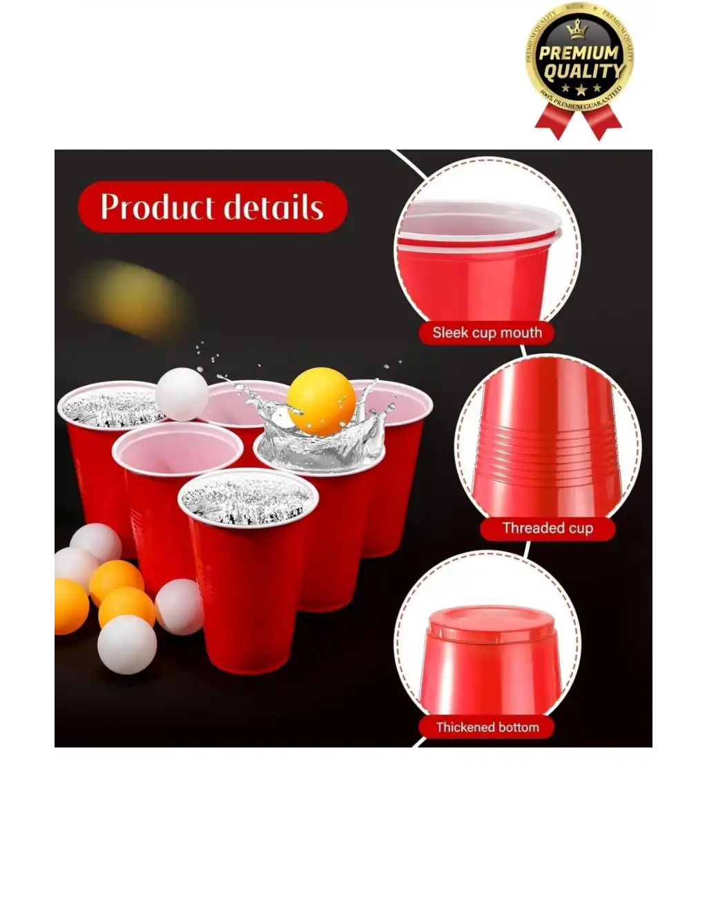 Özel Gün Beer Pong Yetişkin Eğlence Parti Malzemeleri İçki Bira Renkli 12 Toplu Karton Oyun Bardağı