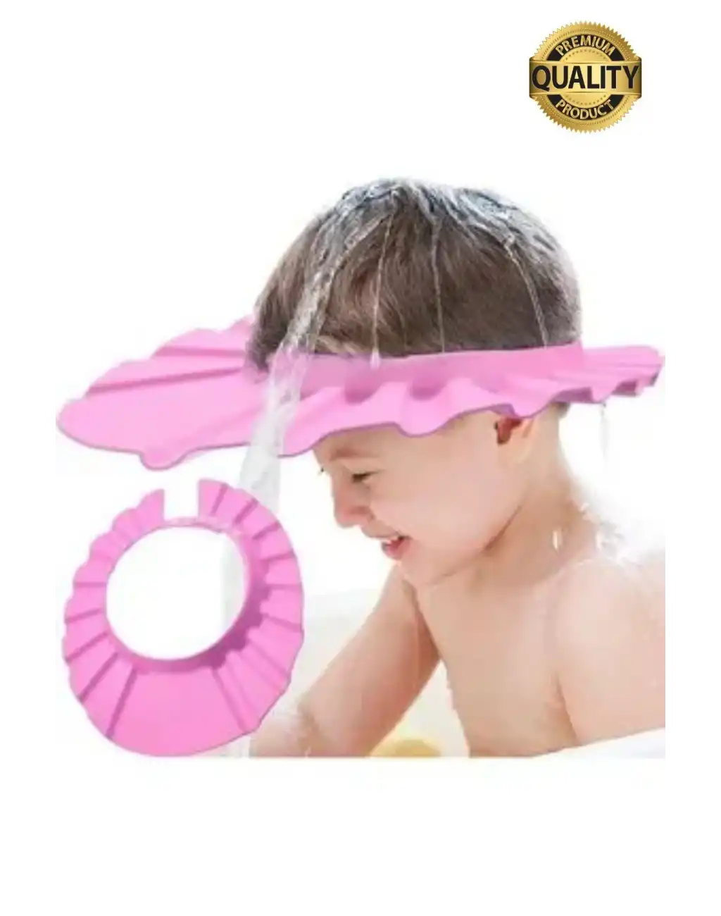 Ayarlanabilir Çocuk Bebek Duş Şapkası Göze Şampuan Su Sabun Kaçmasını Önleyen Koruyucu Banyo