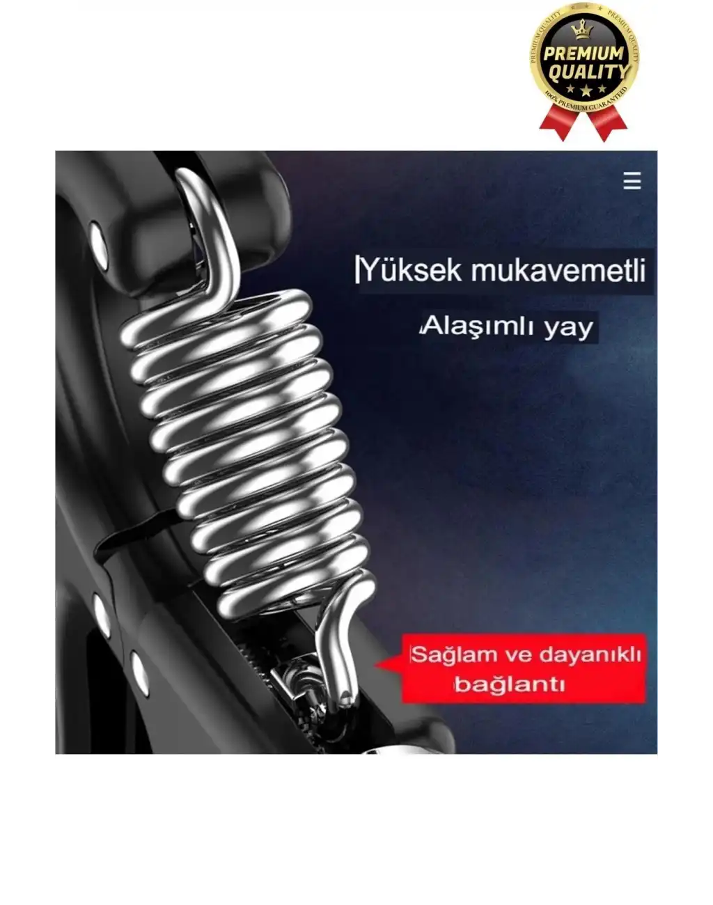 Premium Ayarlanabilir Taşınabilir Fitness Egzersiz Sayaçlı El Yayı 5-60 Kg Bilek Kası Güçlendirici