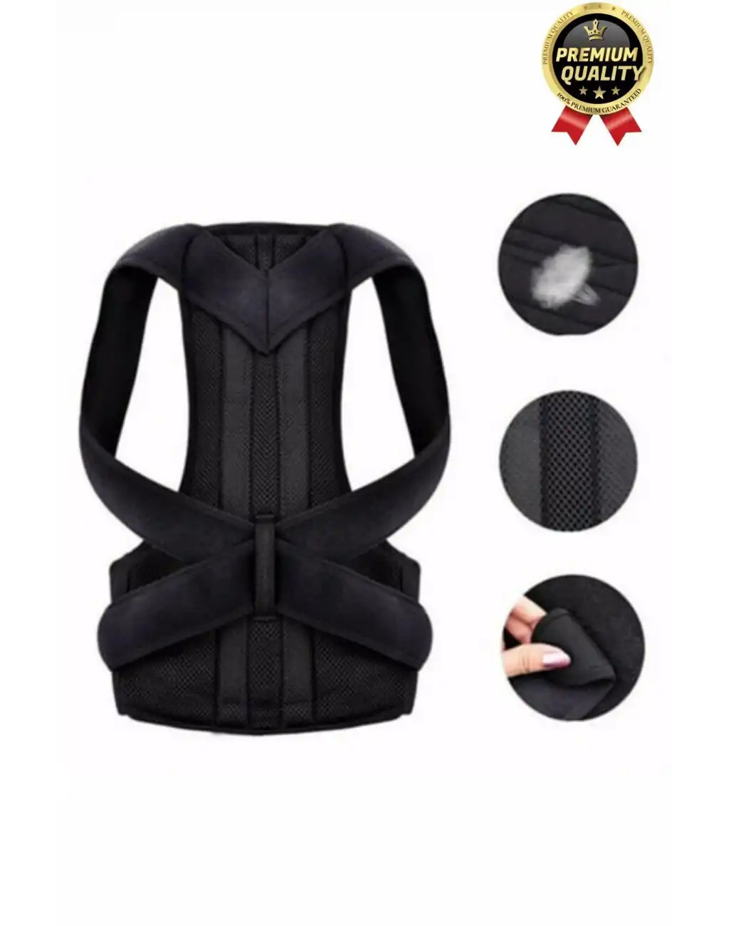 Profesyonel Ortopedik Omurga Sırt Bel Kas Güçlendirici Fıtık Kamburluk Önleyici Dik Duruş Korsesi