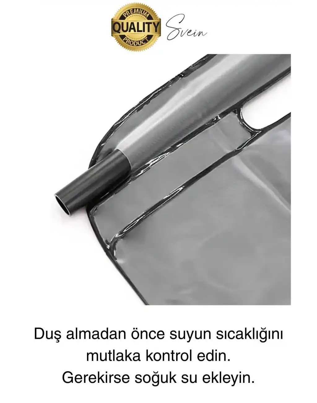 Premium Güneşte Isınabilen Taşınabilir Katlanabilen 20 Lt Kamp Duşu Seti Yıkanma Banyo Hortum Başlık