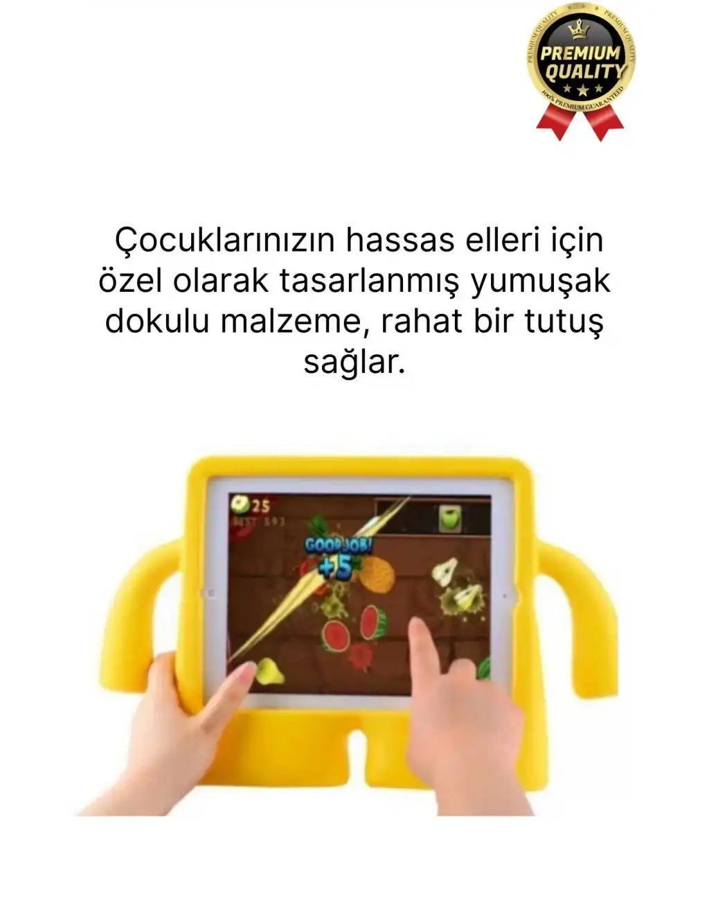 Kids Tutacaklı Apple Samsung Uyumlu 8.7 Inç Eğlenceli Karakterli Standlı Çocuk Tablet Kılıfı