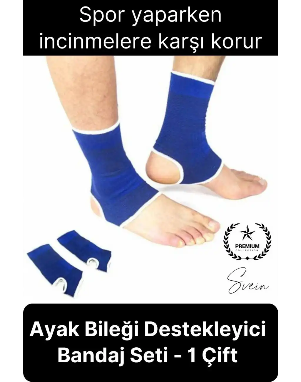 Yüksek Kalite Elastik Ayak Bilek Koruyucu Destek Bandajı Bandı Spor Sıkıştırma Sağ Sol Çift