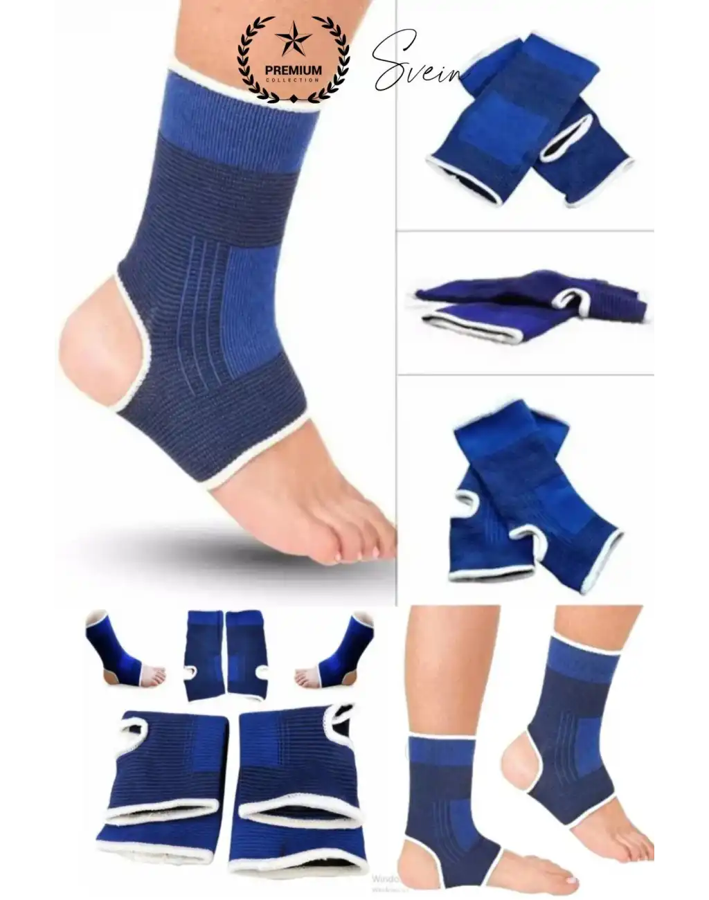 Yüksek Kalite Elastik Ayak Bilek Koruyucu Destek Bandajı Bandı Spor Sıkıştırma Sağ Sol Çift