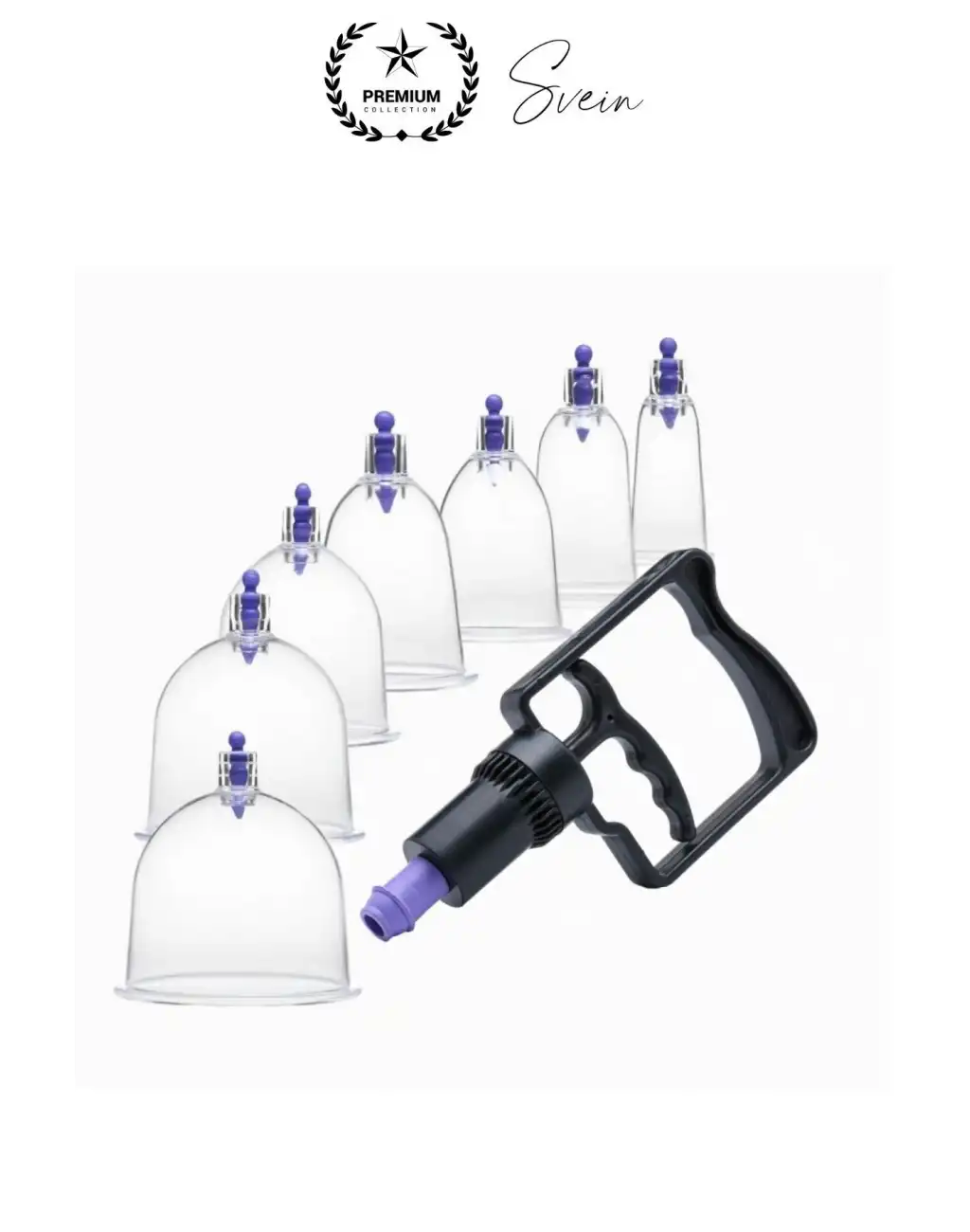 Kolay Kullanım 4 Parmak Hacamat Pompası Tüm Kupalarla Uyumlu Plastik Dayanıklı 1 Adet Kan Dolaşımı