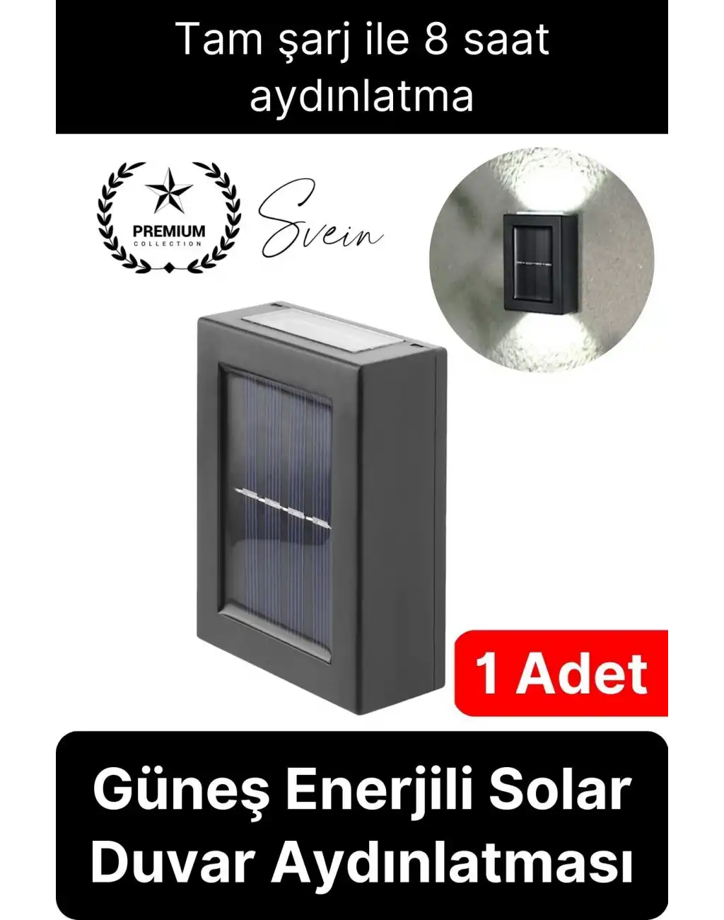 Bahçe Aydınlatması Solar Güneş Enerjili Dekoratif Led Işıklı Lamba Dış Mekan Su Geçirmez Sağlam