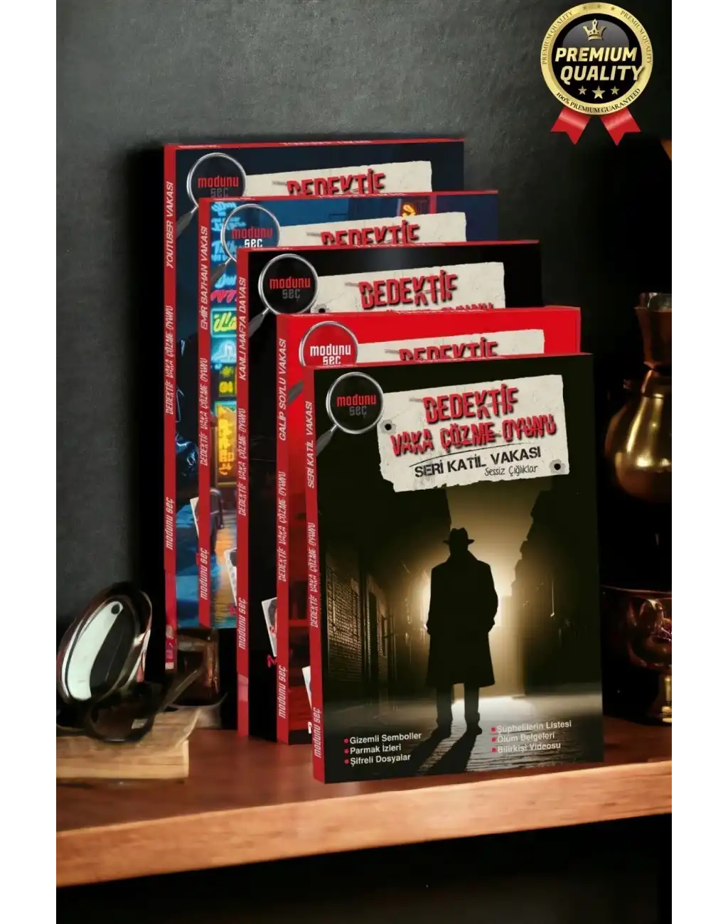 Premium Eğlenceli Kanlı Para Katil Kim Gizli Emir Bayhan Davası Dedektif Cinayet Vaka Çözme Oyunu