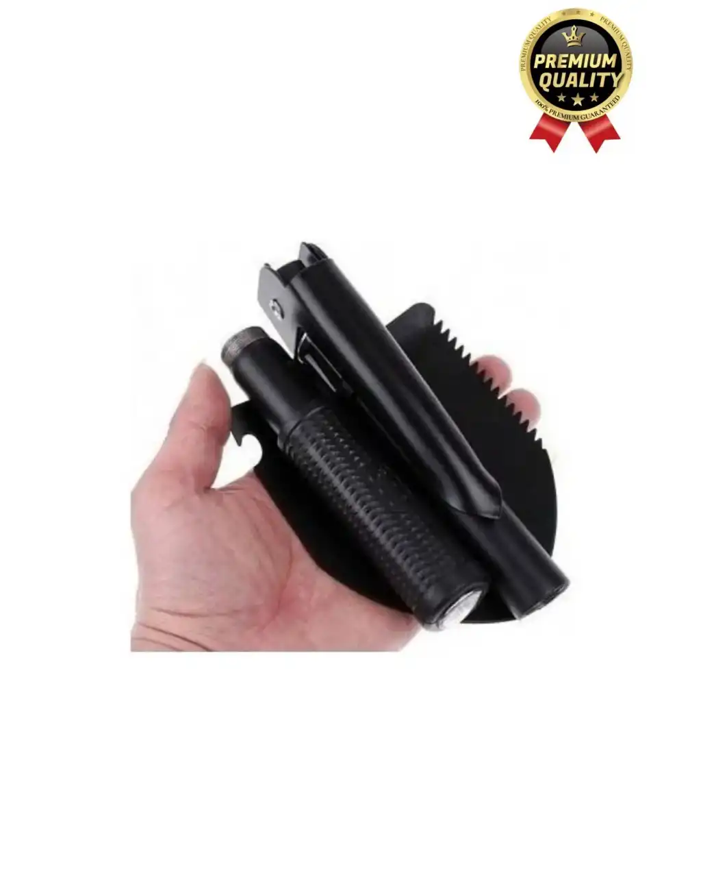 Çok Fonksiyonlu Portatif Katlanır Cepte Taşıma Çantalı Pusulalı Askeri Kamp Deprem Kazma Kürek Seti