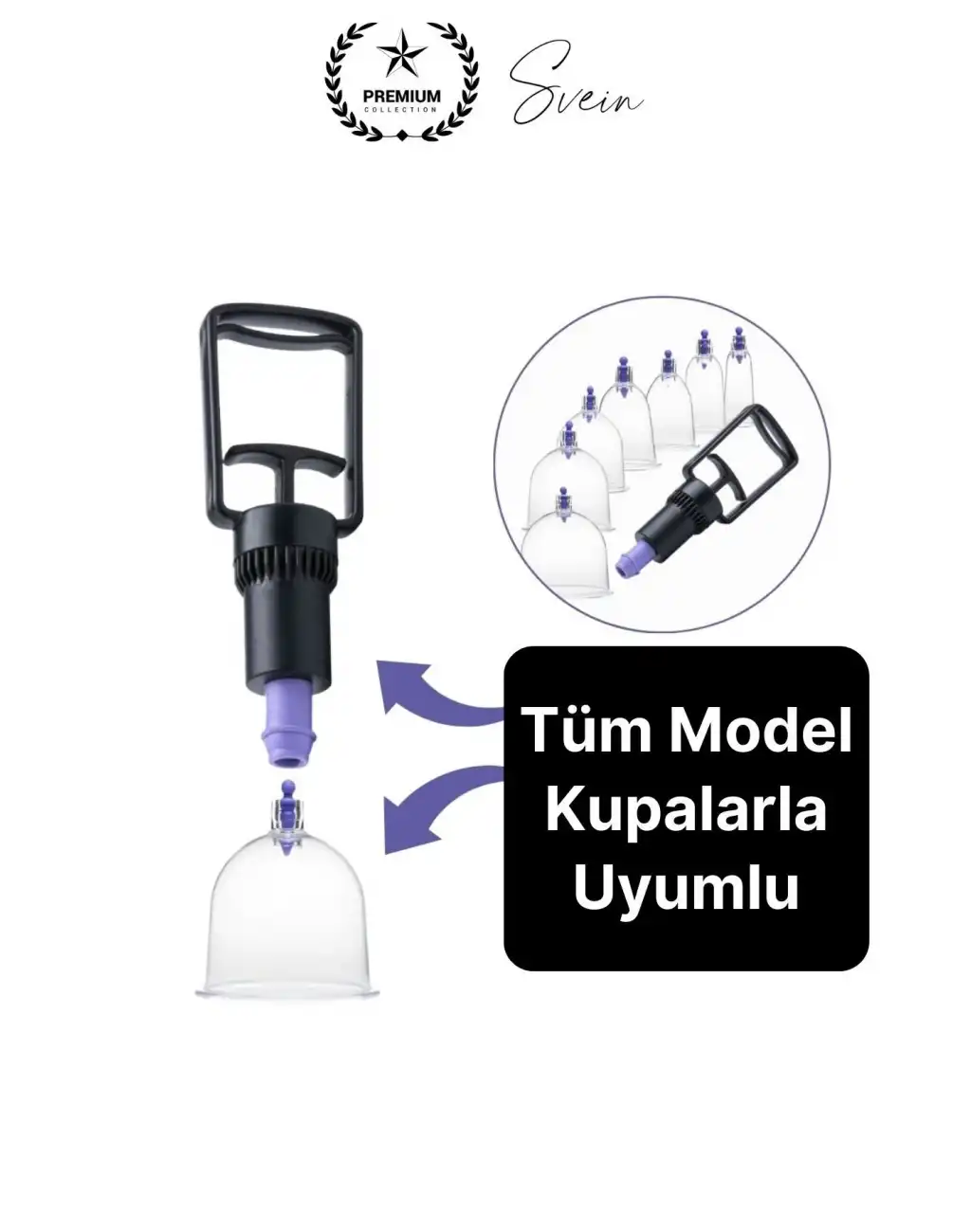 Kolay Kullanım 2 Parmak Hacamat Pompası Tüm Kupalarla Uyumlu Plastik Dayanıklı 1 Adet Kan Dolaşımı