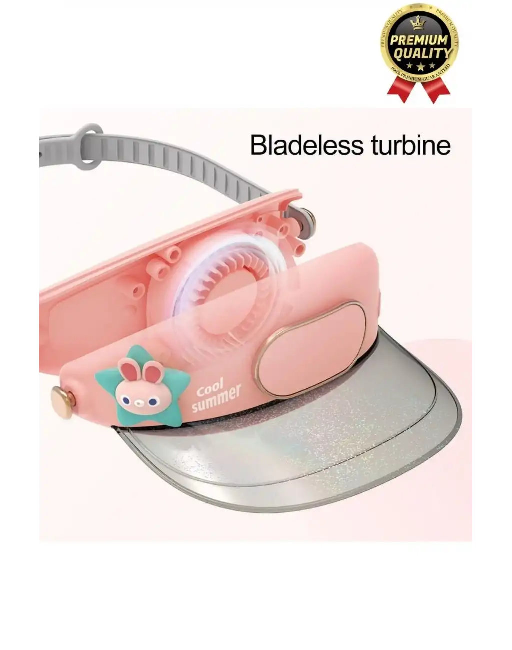 Premium 3 Kademe Ayarlanabilir Usb Şarjlı Sıcak Güneş Yaz Soğutucu Fan Özellikli Şapkalı Vantilatör