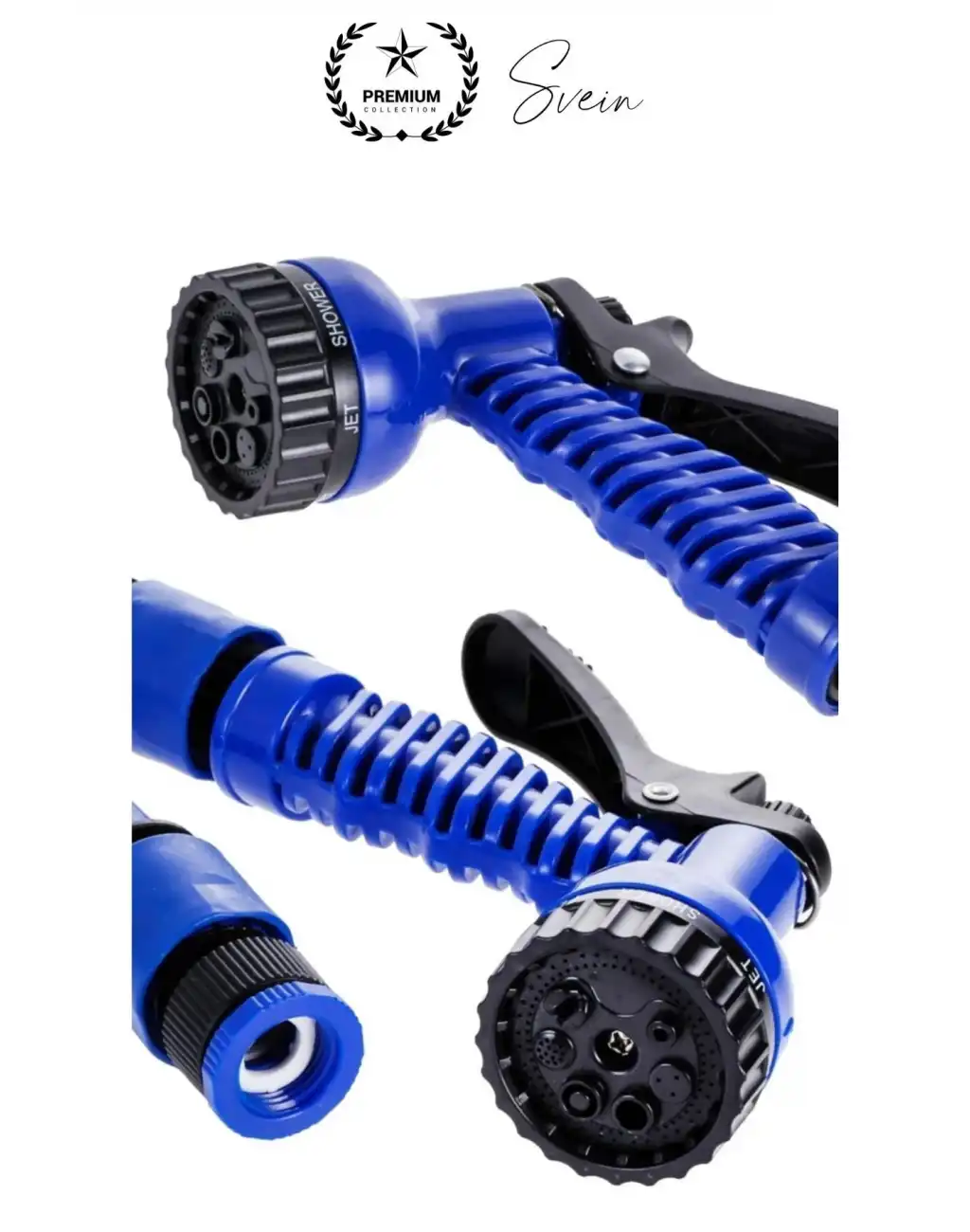 7 Kademeli Tabancalı Uzayabilen Esnek 22.5 Metre Sihirli Bahçe Sulama Başlık Araç Yıkama Hortumu