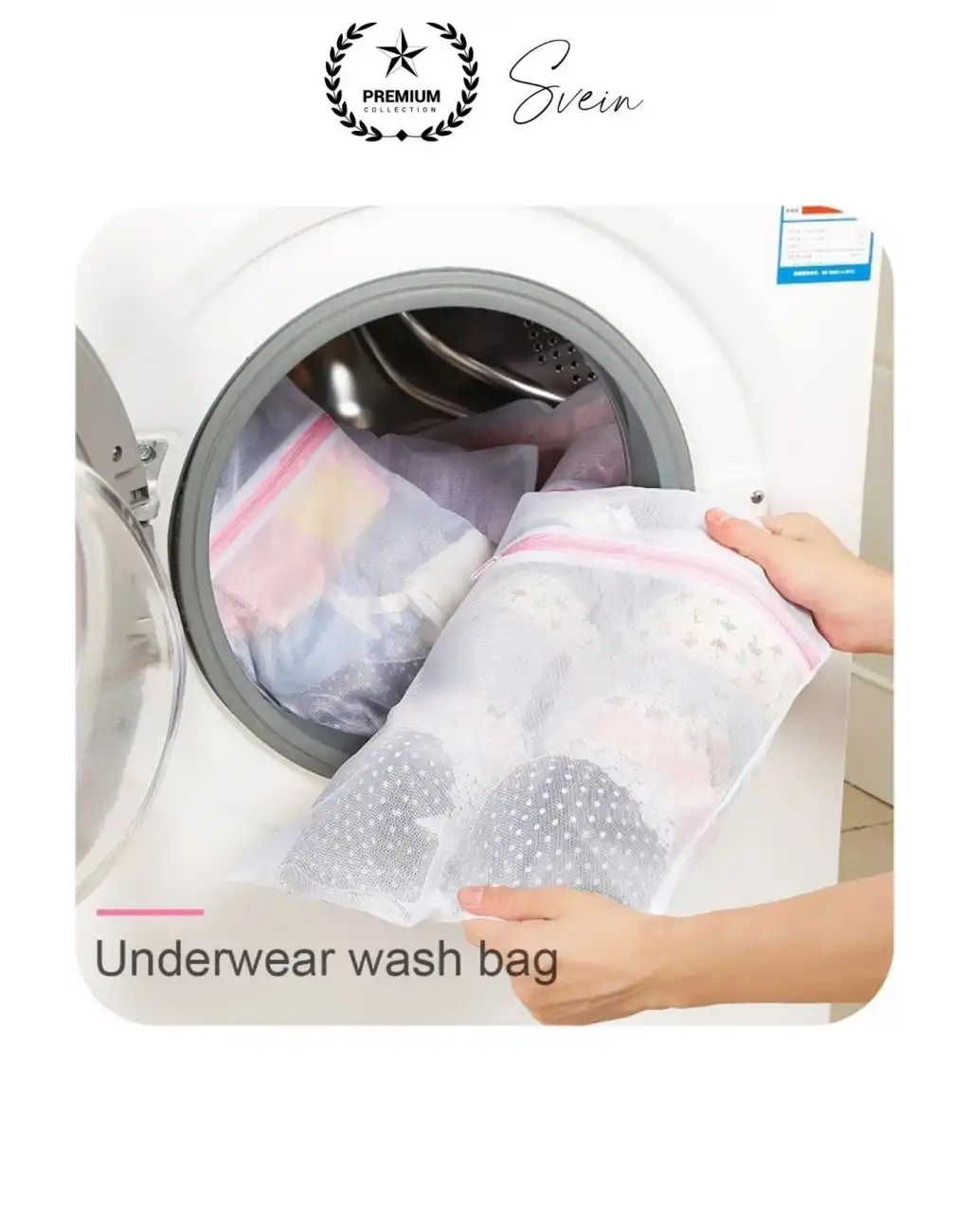 3 Adet Farklı Boy Çamaşır Yıkama Filesi Torba Seti Renkli Fermuarlı Kirli Temiz Sütyen İç Çamaşırı