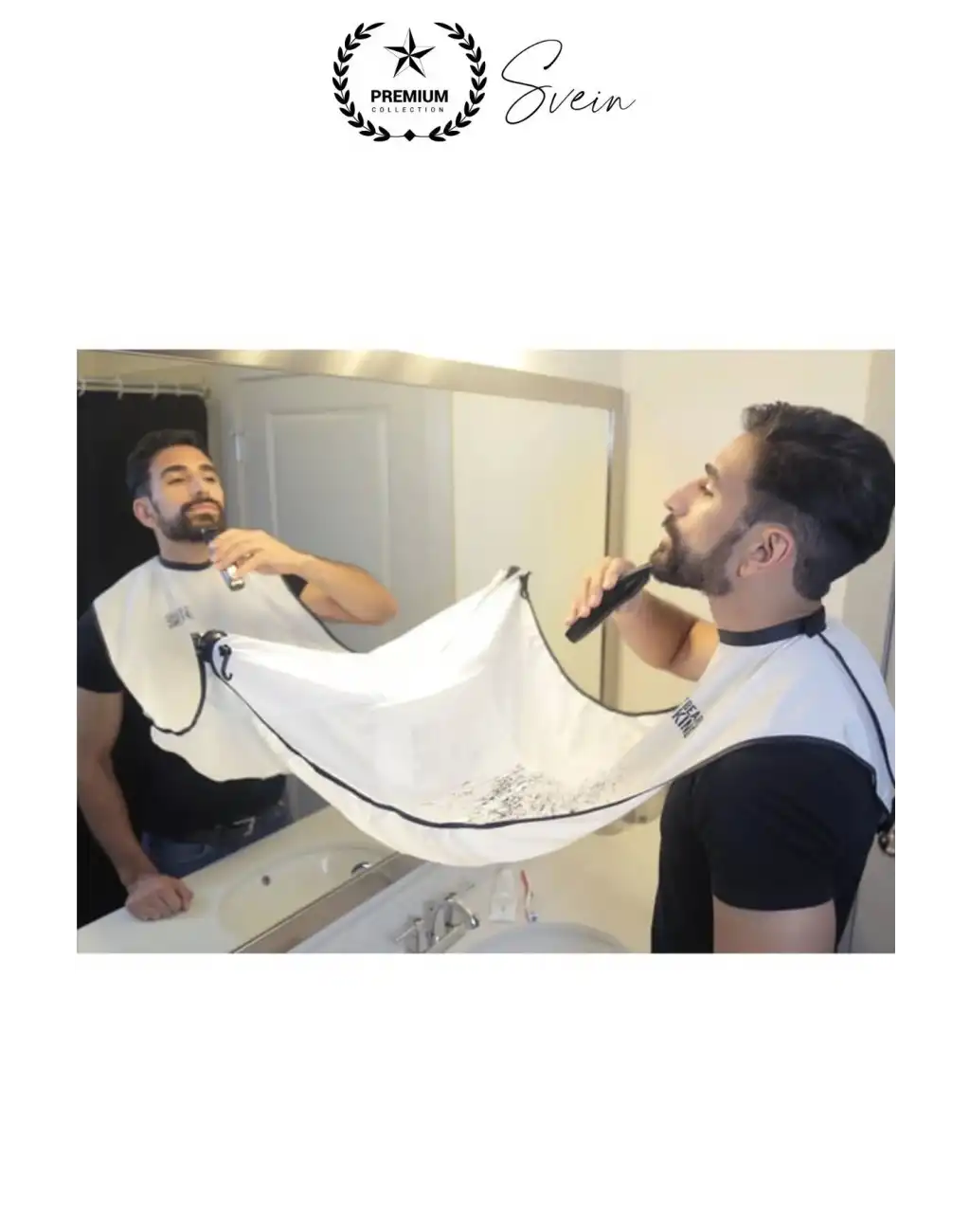 Sakal Traş Örtüsü Ayna Yapışkan Vantuzlu Saç Kesme Düzeltme Bezi Berber Aksesuar Evde Katlanabilir