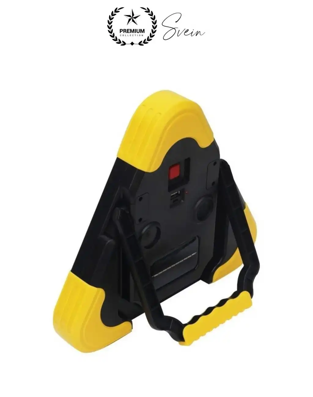 Led Işıklı Üçgen Reflektör Projektör Acil Durum Feneri Flaşör Trafik Şarjlı Solar İkaz Lambası