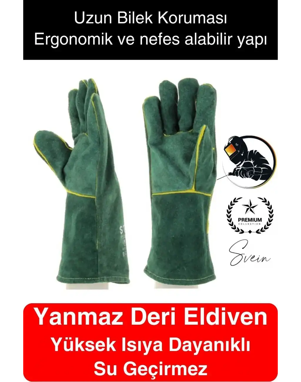 Yüksek Isıya Dayanıklı Eldiven Rahat Tasarım Kaynak Yangın Su Geçirmez Fırın Tutacak Tımar Taşıma