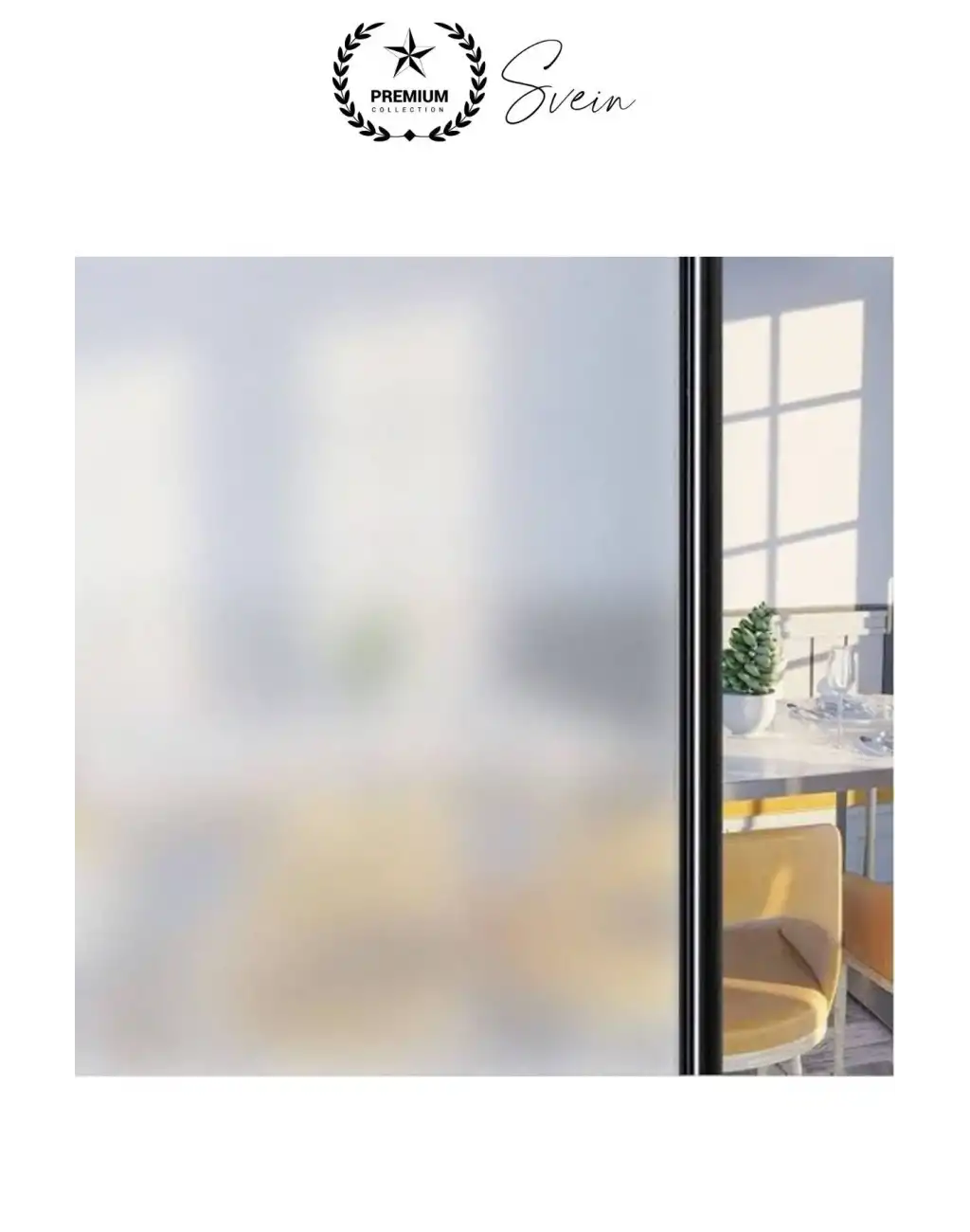 5 Metre x 60 cm Uv Engelleyici Buzlu Cam Filmi İç Göstermeyen Güneş Engelleyen Yapışkan Banyo Ofis