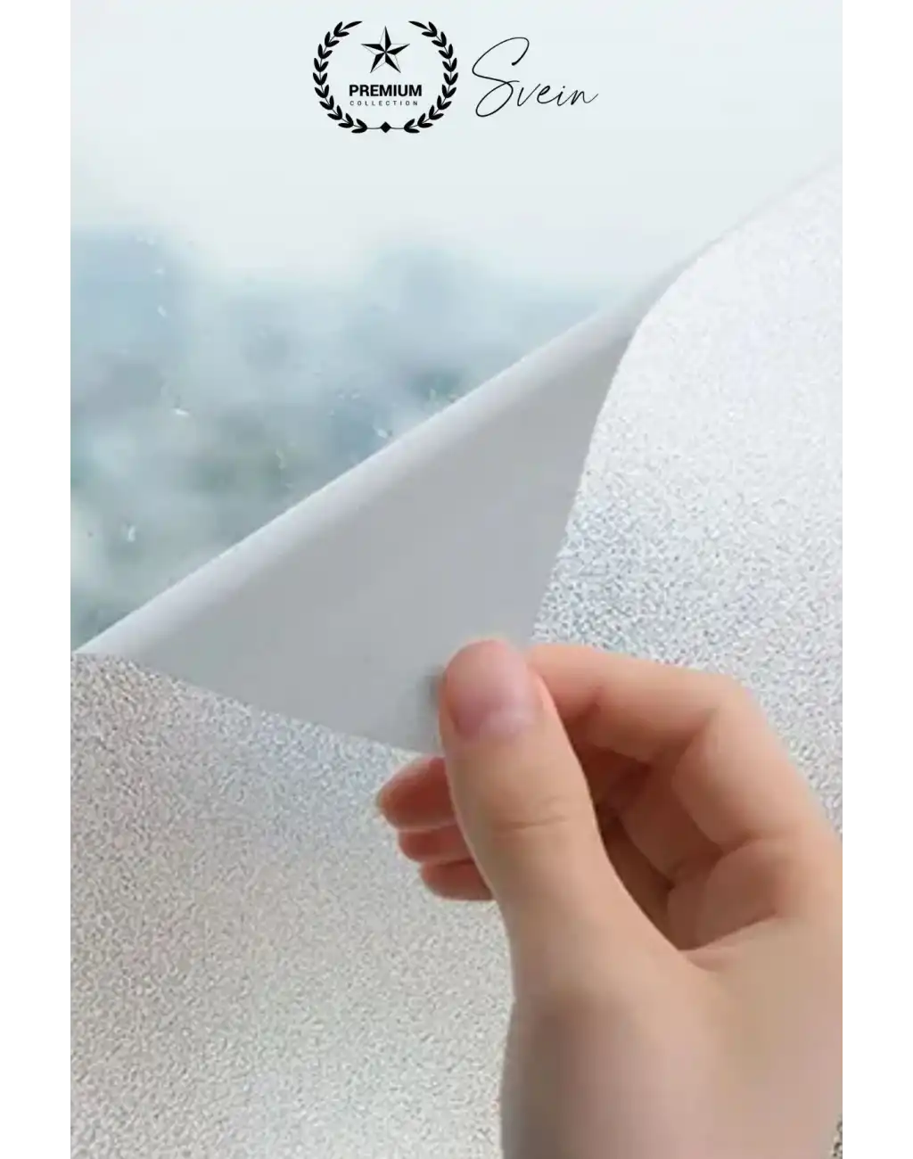 2 Metre x 60 cm Uv Engelleyici Buzlu Cam Filmi İç Göstermeyen Güneş Engelleyen Yapışkan Banyo Ofis